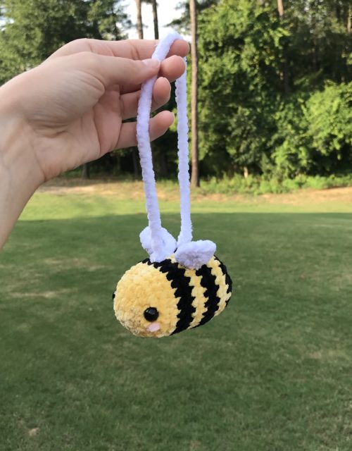 car hanging bee